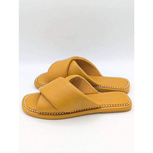 BCGBGeneration Tabby slide sandal in yellow 6.5 - Picture 3 of 8